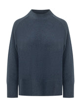 QUILISIA - Maglia Girocollo Oversize - Blu - LIDIASHOPPING® - Official Website