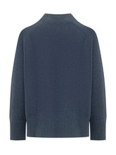 QUILISIA - Maglia Girocollo Oversize - Blu - LIDIASHOPPING® - Official Website