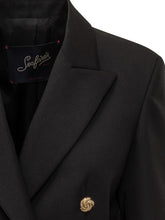 THE SEAFARER - Blazer Betty Doppiopetto con Bottoni Dorati - Nero - LIDIASHOPPING® - Official Website
