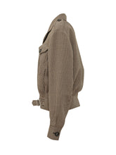 THE SEAFARER - Cris Jacket with Microcheck Pattern - Brown - LIDIASHOPPING® - Official Website
