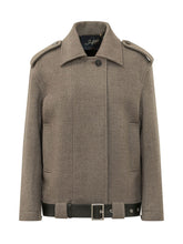 THE SEAFARER - Giubbotto Michi con Cintura - Marrone - LIDIASHOPPING® - Official Website