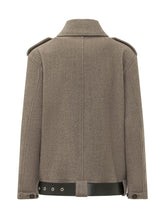 THE SEAFARER - Giubbotto Michi con Cintura - Marrone - LIDIASHOPPING® - Official Website