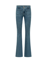 THE SEAFARER - Capucine Flared Trousers - Blue - LIDIASHOPPING® - Official Website