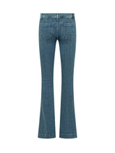 THE SEAFARER - Capucine Flared Trousers - Blue - LIDIASHOPPING® - Official Website