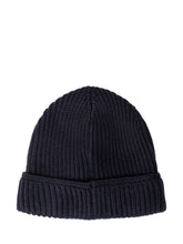 PREMIATA - Ribbed Beanie with Turn Up - Blue - LIDIASHOPPING® - Official Website