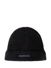 PREMIATA - Berretto a Coste con Applicazione - Nero - LIDIASHOPPING® - Official Website