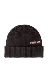 PREMIATA - Berretto a Coste con Ricamo Frontale - Marrone - LIDIASHOPPING® - Official Website