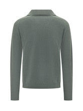 ALTEA - Polo in Maglia con Colletto Aperto - Verde - LIDIASHOPPING® - Official Website