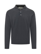 ALTEA - Polo in Maglia a Maniche Lunghe - Blu - LIDIASHOPPING® - Official Website