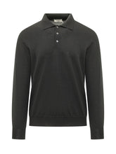 ALTEA - Polo in Maglia a Maniche Lunghe - Nero - LIDIASHOPPING® - Official Website