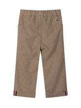 MONCLER KIDS - Trousers with Patch Pockets - Beige - LIDIASHOPPING® - Official Website
