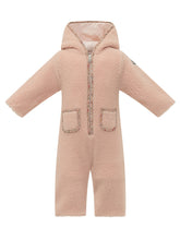 MONCLER KIDS - Tutina con Cappuccio e Profili Decorativi - Rosa - LIDIASHOPPING® - Official Website