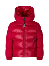 MONCLER KIDS - Hyoseris Padded Jacket with Hood - Red - LIDIASHOPPING® - Official Website