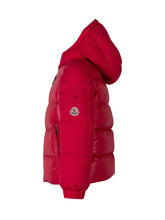 MONCLER KIDS - Hyoseris Padded Jacket with Hood - Red - LIDIASHOPPING® - Official Website