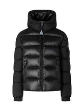 MONCLER KIDS - Giacca Hyoseris Imbottita con Cappuccio - Nero - LIDIASHOPPING® - Official Website