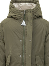MONCLER KIDS - Parka Lungo Nahan con Cappuccio - Verde - LIDIASHOPPING® - Official Website