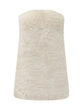 MONCLER KIDS - Abito Senza Maniche con Zip Frontale - Bianco - LIDIASHOPPING® - Official Website