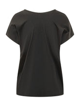 CALVIN KLEIN - T-shirt con Scollo a V - Nero - LIDIASHOPPING® - Official Website