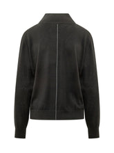 CALVIN KLEIN - Merino Blend Zip Neck Sweater - Black - LIDIASHOPPING® - Official Website