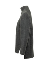 CALVIN KLEIN - Wool Turtleneck Sweater - Grey - LIDIASHOPPING® - Official Website