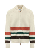 SEBAGO - Cardigan Dyer Bay a Righe - Bianco - LIDIASHOPPING® - Official Website