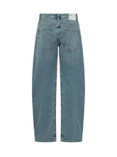 AGOLDE - Jeans Spiral con Cuciture Curve - Blu - LIDIASHOPPING® - Official Website