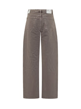 AGOLDE - Arc Criss Cross Jeans with Wide Leg - Grey - LIDIASHOPPING® - Official Website