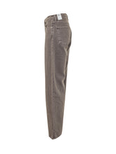 AGOLDE - Arc Criss Cross Jeans with Wide Leg - Grey - LIDIASHOPPING® - Official Website