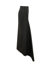 GIVENCHY - Gonna Lunga Asimmetrica con Spacco - Nero - LIDIASHOPPING® - Official Website