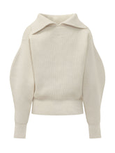 GIVENCHY - Pullover con Collo Alto e Maniche Voluminose - Bianco - LIDIASHOPPING® - Official Website