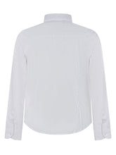 EMPORIO ARMANI BOY - Classic Shirt with Embroidery - White - LIDIASHOPPING® - Official Website