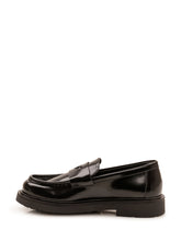 EMPORIO ARMANI BOY - Loafer with Strap and Thick Sole - Black - LIDIASHOPPING® - Official Website