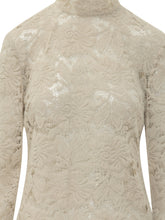 LE SULLY STUDIO - Top in Pizzo con Collo Alto - Bianco - LIDIASHOPPING® - Official Website