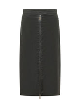 LE SULLY STUDIO - Gonna a Tubino con Zip Centrale - Nero - LIDIASHOPPING® - Official Website