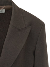 LE SULLY STUDIO - Blazer Doppiopetto con Revers Ampi - Marrone - LIDIASHOPPING® - Official Website