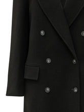 LE SULLY STUDIO - Long Double Breasted Coat - Black - LIDIASHOPPING® - Official Website