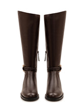 ROBERTO FESTA - Tall Boot with Braided Strap - Brown - LIDIASHOPPING® - Official Website