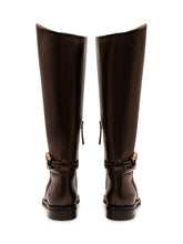 ROBERTO FESTA - Tall Boot with Braided Strap - Brown - LIDIASHOPPING® - Official Website