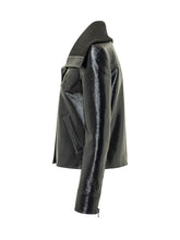 COURREGES - Giacca con Collo Alto e Logo - Nero - LIDIASHOPPING® - Official Website
