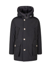 WOOLRICH - Parka Arctic con Cappuccio - Blu - LIDIASHOPPING® - Official Website