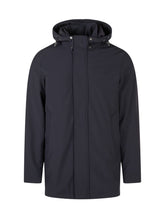 WOOLRICH - Giacca Barrow in Softshell con Cappuccio - Blu - LIDIASHOPPING® - Official Website