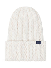 WOOLRICH - Berretto a Coste con Ampio Risvolto - Bianco - LIDIASHOPPING® - Official Website