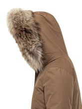 WOOLRICH - Parka Arctic con Cappuccio - Marrone - LIDIASHOPPING® - Official Website