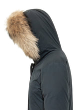 WOOLRICH - Luxury Arctic Parka with Fur Trim - Blue - LIDIASHOPPING® - Official Website