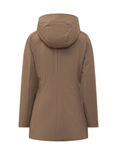 WOOLRICH - Parka New Firth con Cappuccio e Zip - Marrone - LIDIASHOPPING® - Official Website