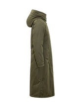 WOOLRICH - Faux Fur Lined Hooded Parka - Green - LIDIASHOPPING® - Official Website