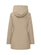WOOLRICH - Parka Boulder con Cappuccio Foderato - Beige - LIDIASHOPPING® - Official Website