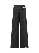 NINE:INTHE:MORNING - Petra Trousers with Pleats and Wide Leg - Black - LIDIASHOPPING® - Official Website