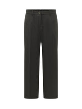 NINE:INTHE:MORNING - Pantaloni Seraphine Slim con Piega Frontale - Nero - LIDIASHOPPING® - Official Website