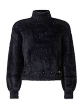 GUESS KIDS - Maglia a Collo Alto con Paillettes - Nero - LIDIASHOPPING® - Official Website
